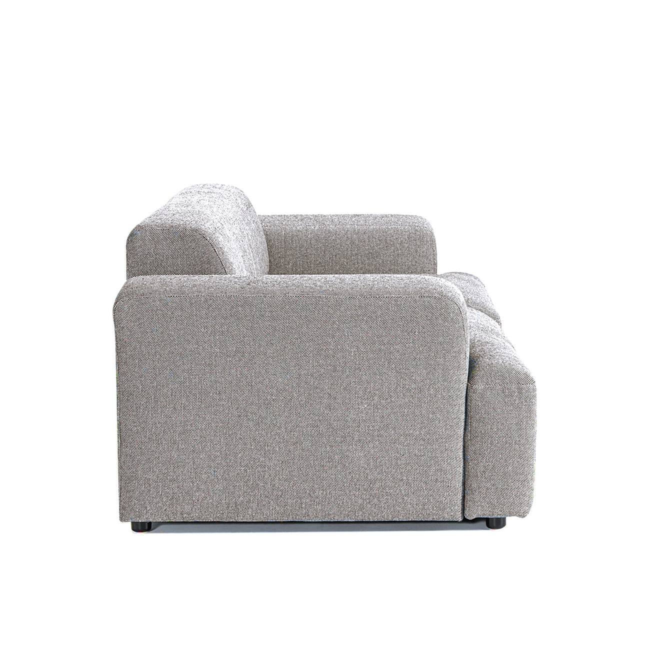 ComfortHaven Corduroy 2 Seater Sofa Pebble Grey
