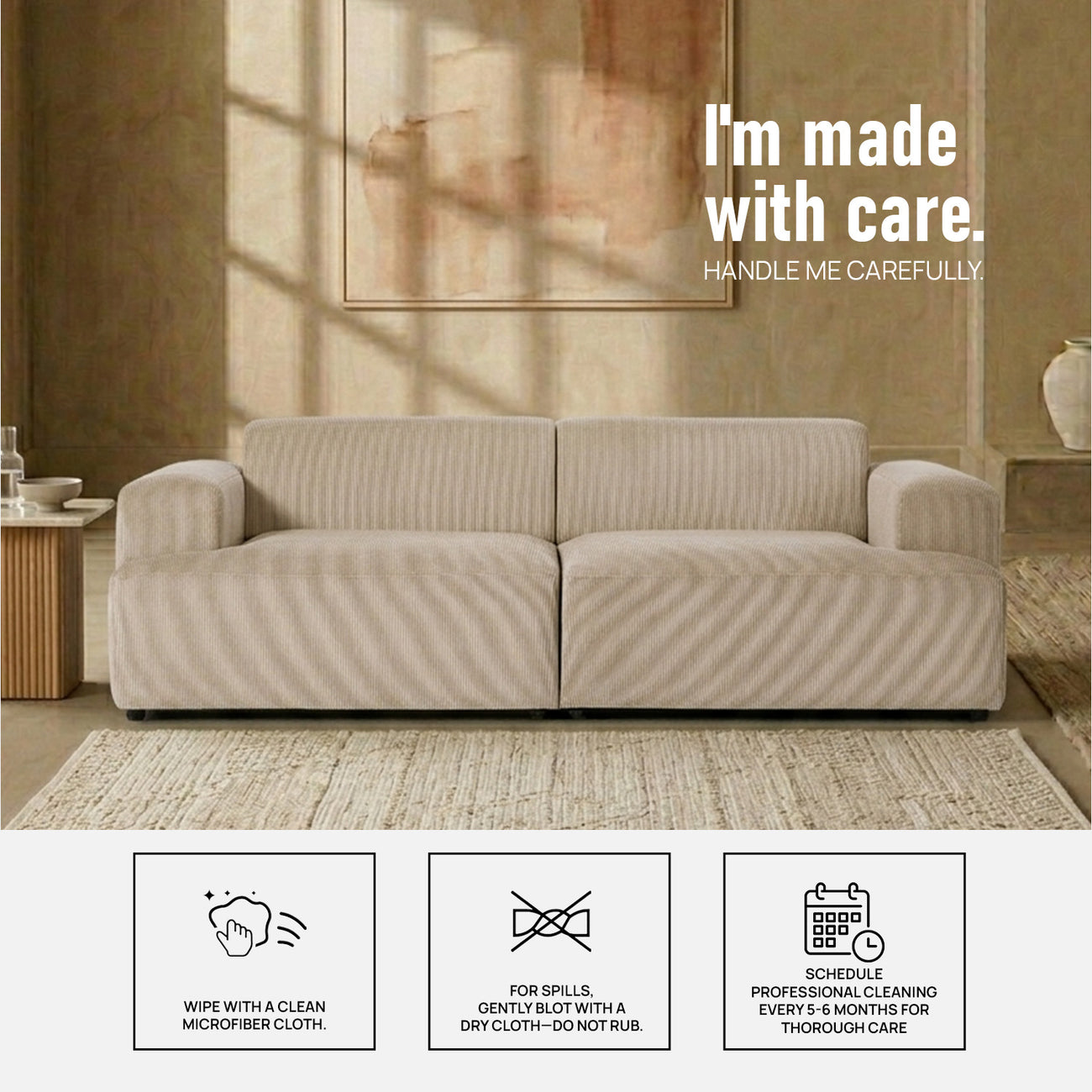ComfortHaven 2 Seater Sofa Mouse Grey