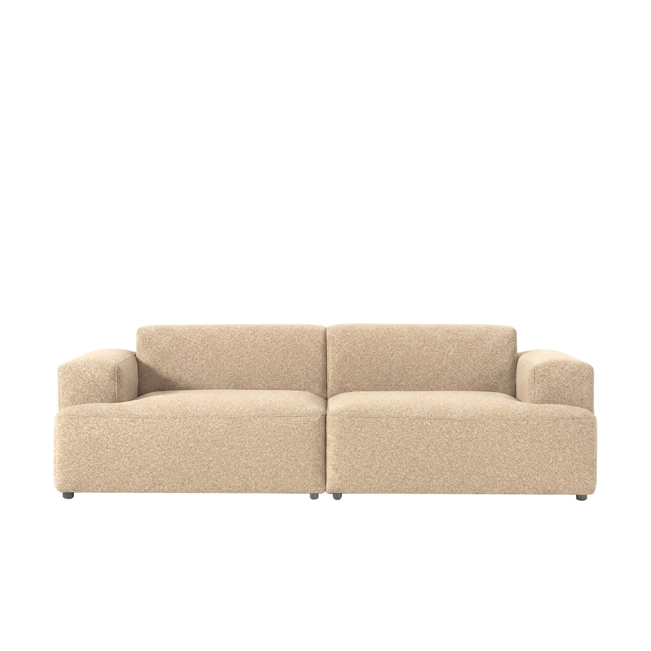 ComfortHaven 2 Seater Sofa Mouse Grey