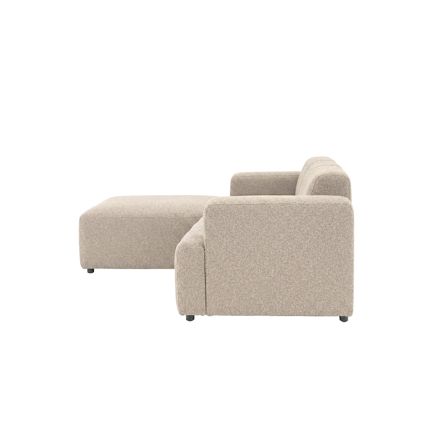 ComfortHaven 3 Seater L Shaped Sofa Mouse Grey