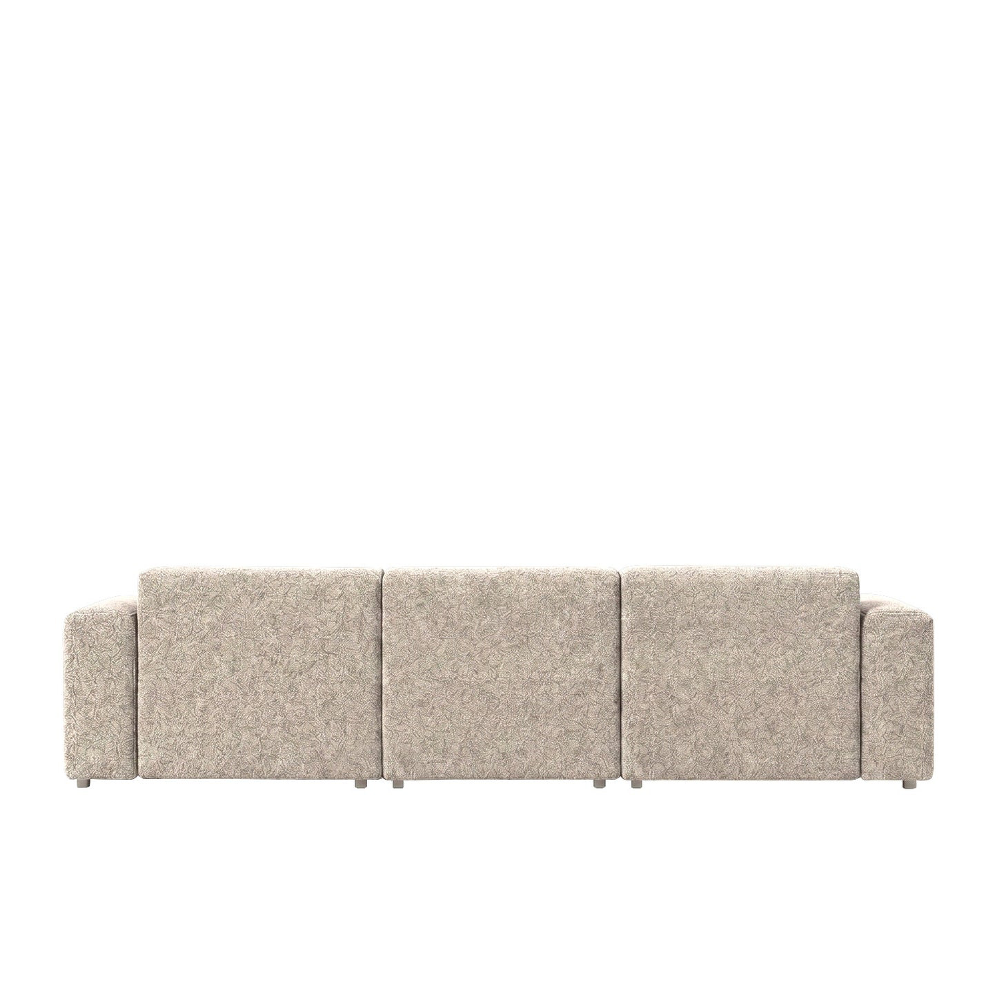 ComfortHaven 3 Seater L Shaped Sofa Mouse Grey