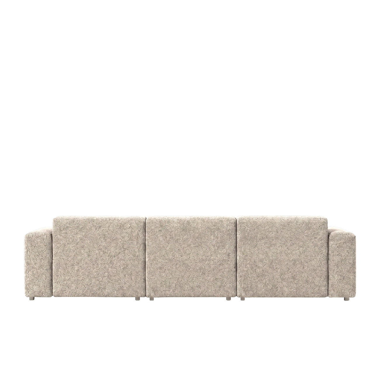 ComfortHaven 3 Seater L Shaped Sofa Mouse Grey