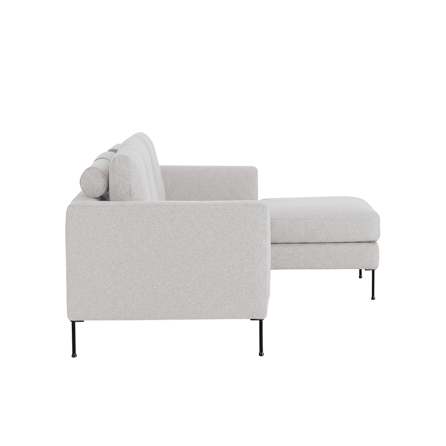 ModernElegance L Shaped 3 Seater Sofa Grey