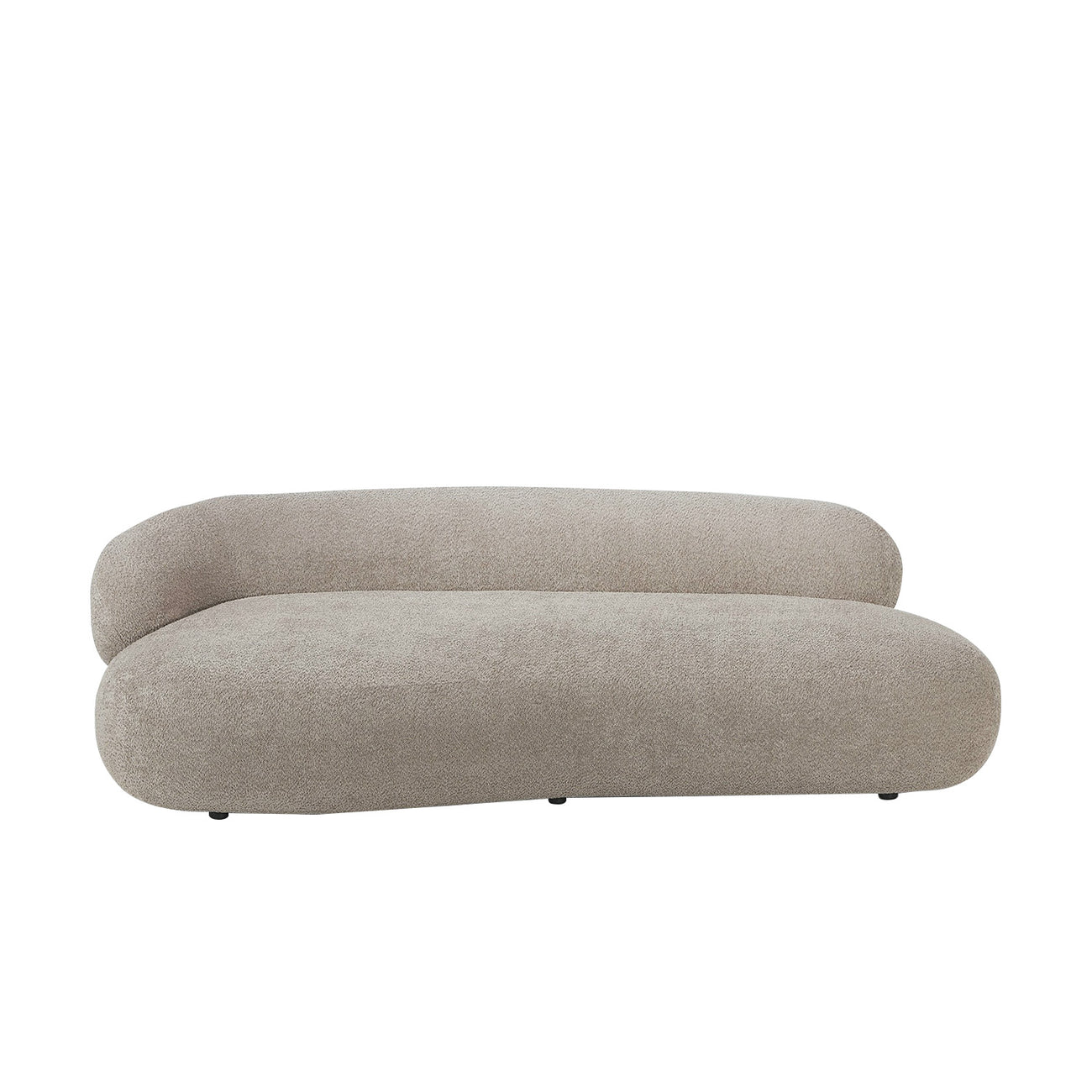 LuxeLounge Boucle 3 Seater Sofa Sand