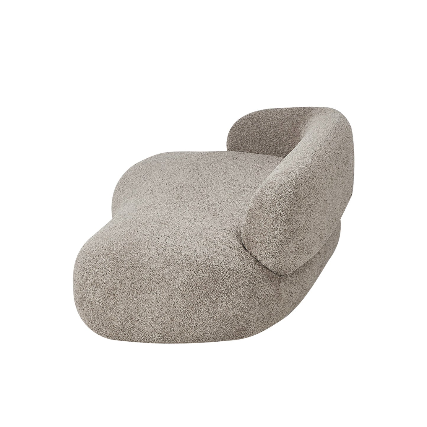 LuxeLounge Boucle 3 Seater Sofa Sand