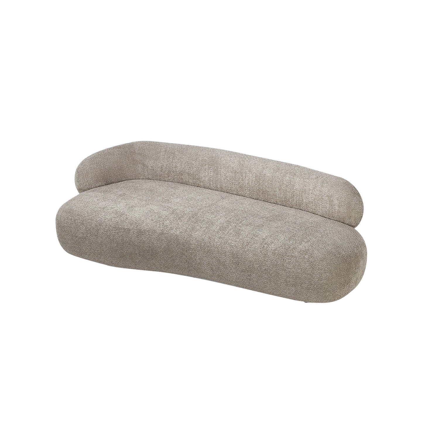LuxeLounge Boucle 3 Seater Sofa Sand