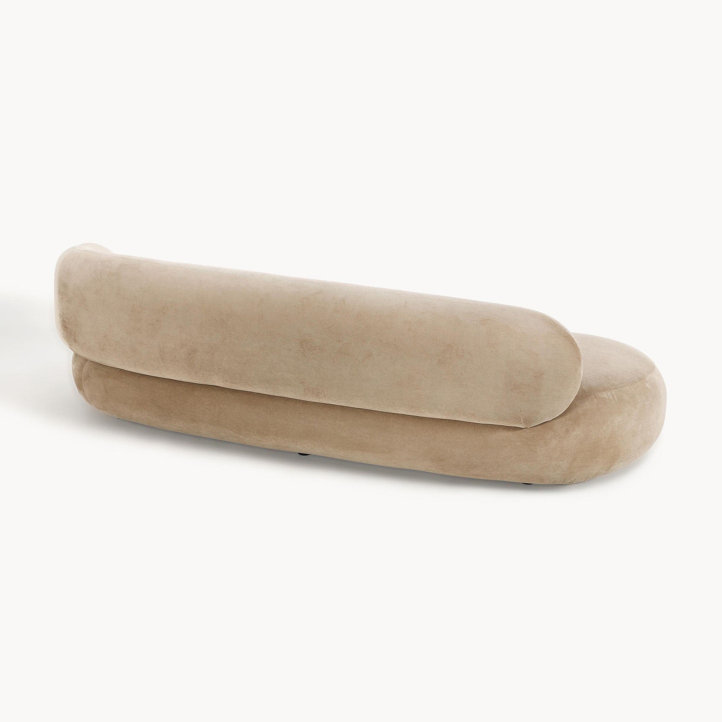 LuxeLounge Contemporary 3 Seater Sofa Beige