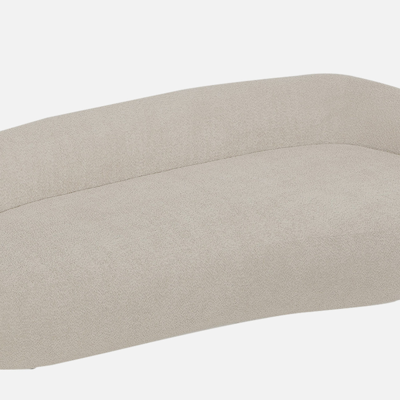LuxeLounge Contemporary 3 Seater Sofa Ash Beige