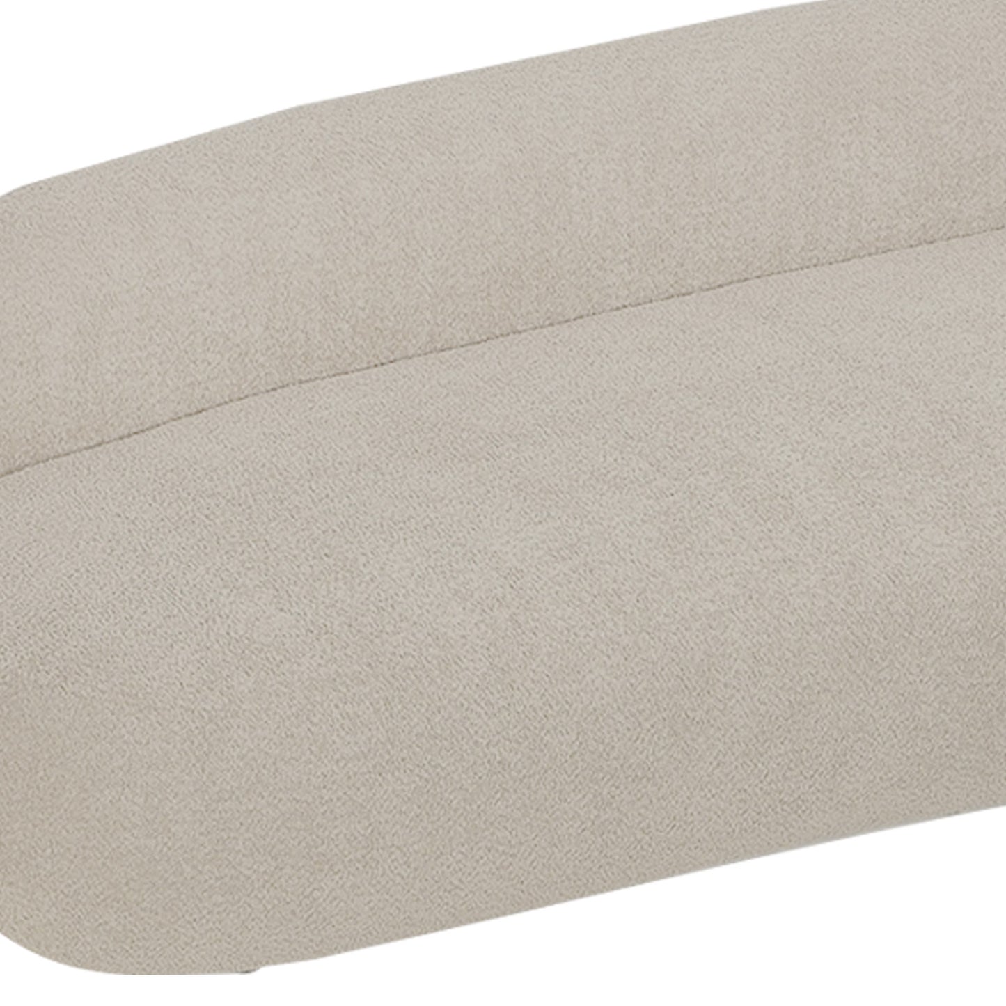 LuxeLounge Contemporary 3 Seater Sofa Ash Beige