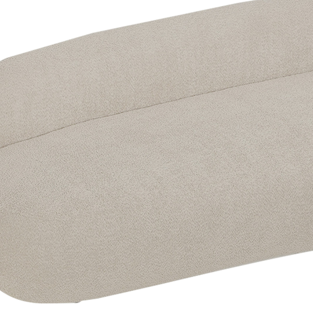 LuxeLounge Contemporary 3 Seater Sofa Ash Beige