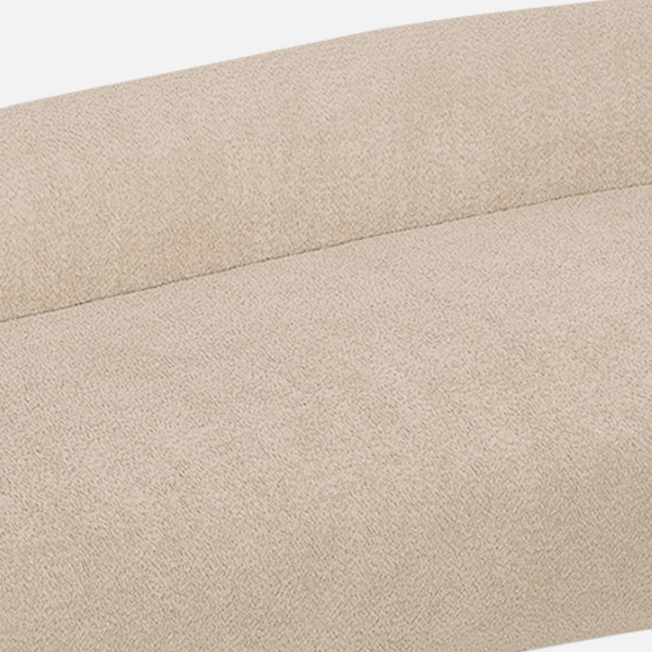 LuxeLounge Boucle 3 Seater Sofa Creme