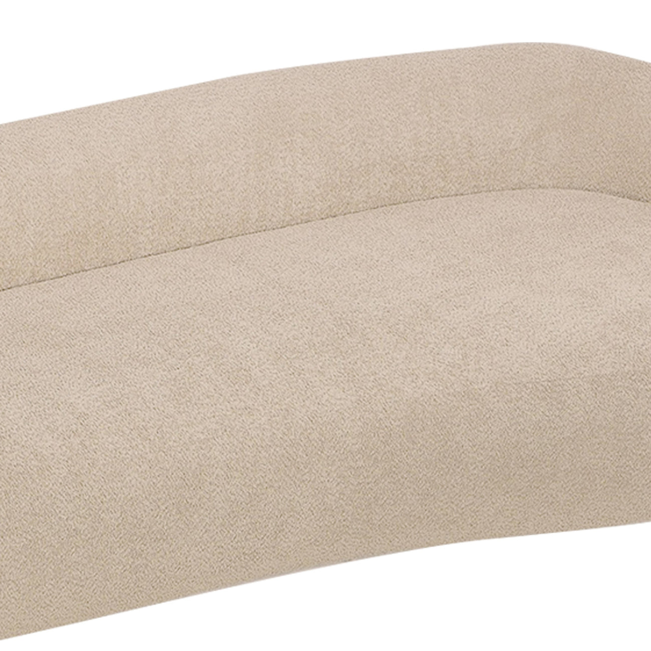 LuxeLounge Boucle 3 Seater Sofa Creme