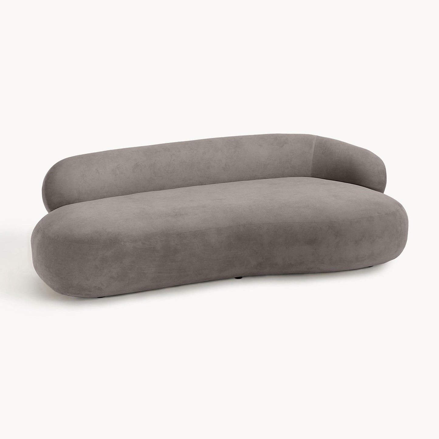 LuxeLounge Contemporary 3 Seater Sofa Dark Grey