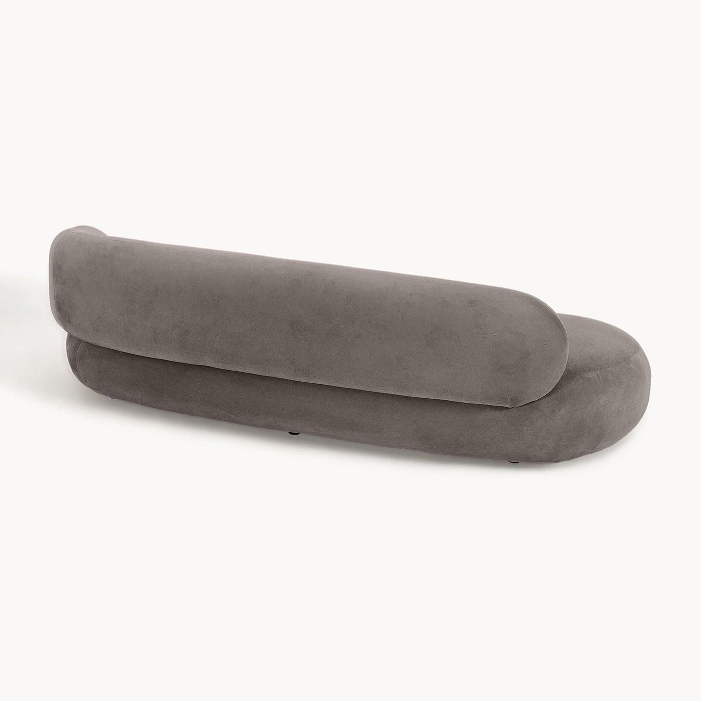 LuxeLounge Contemporary 3 Seater Sofa Dark Grey