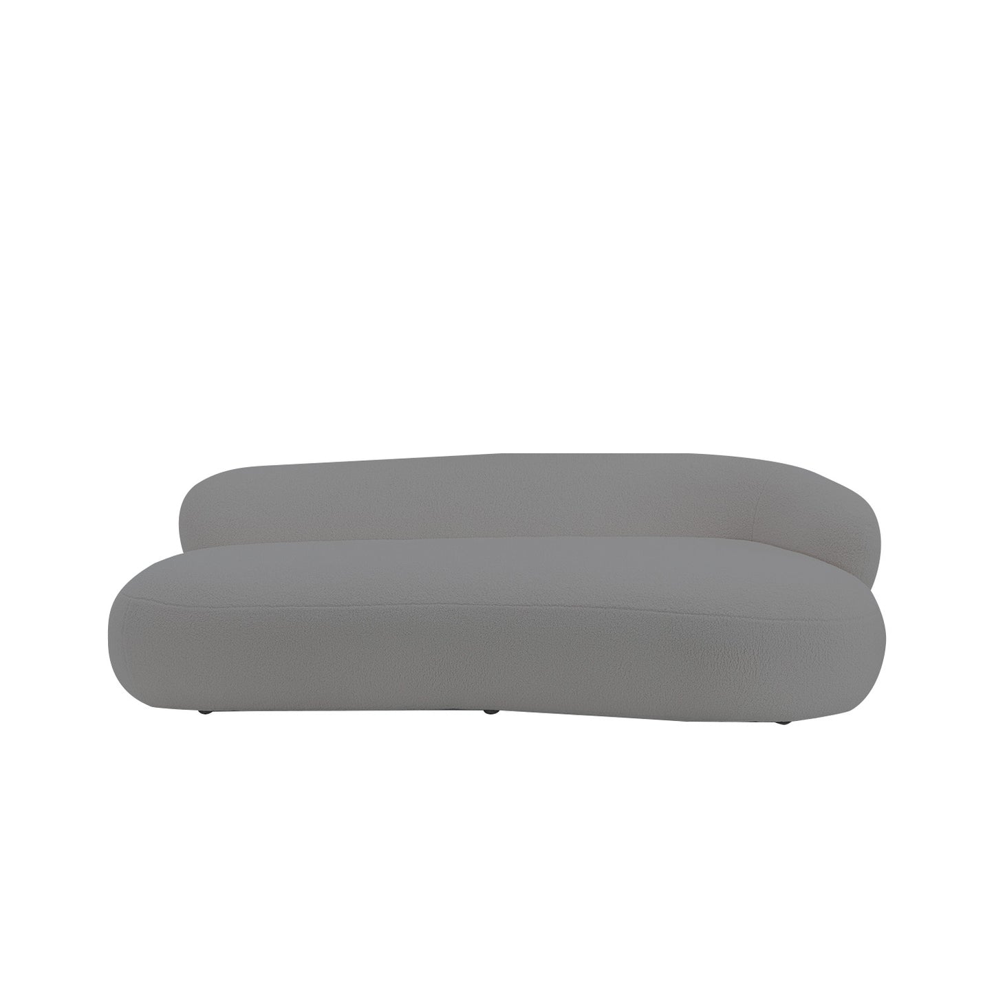 LuxeLounge Contemporary 3 Seater Sofa Dark Grey