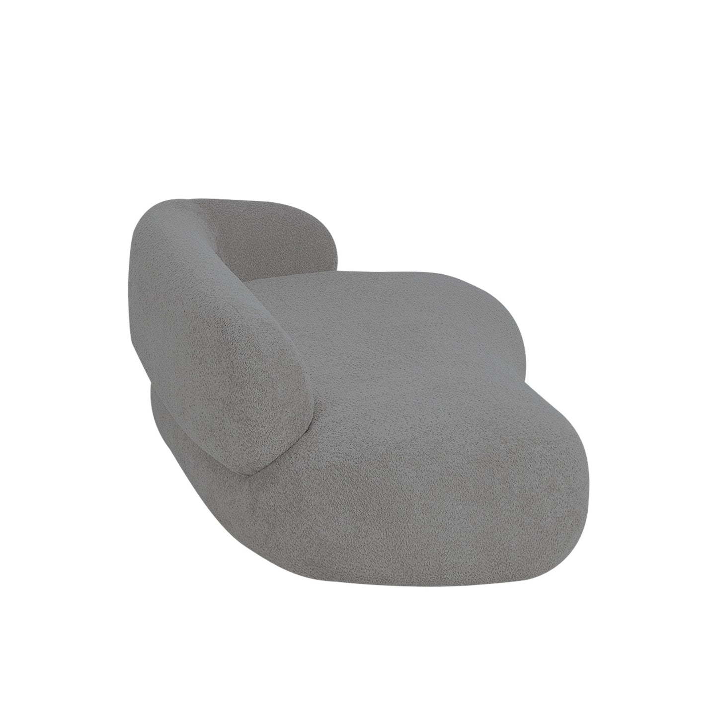 LuxeLounge Contemporary 3 Seater Sofa Dark Grey