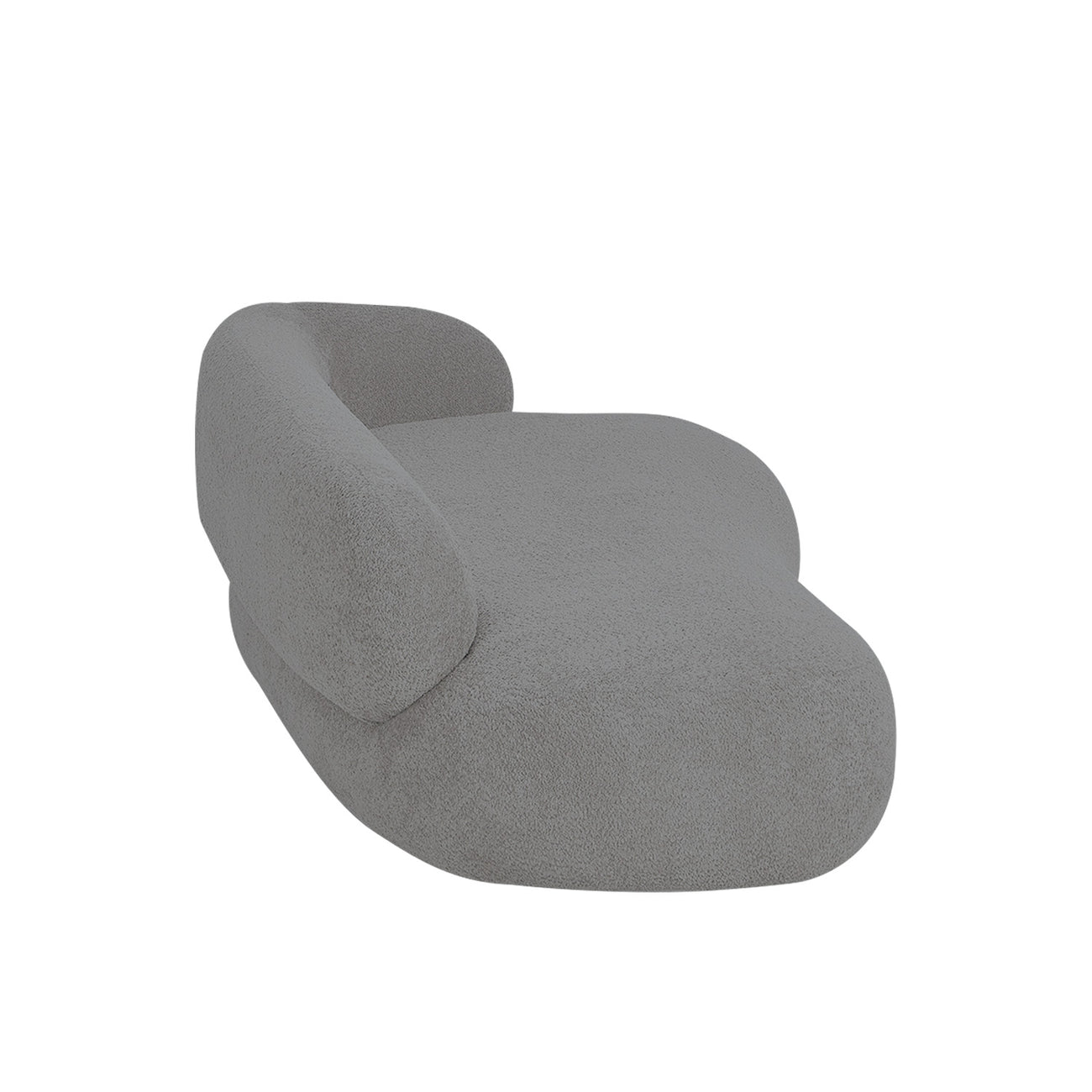LuxeLounge Contemporary 3 Seater Sofa Dark Grey