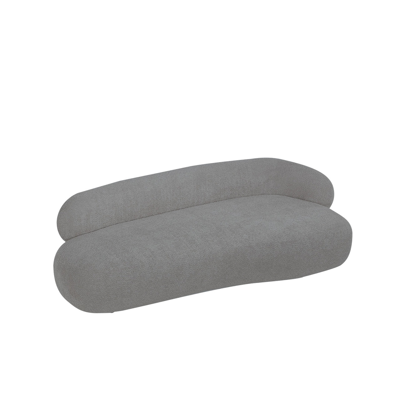 LuxeLounge Contemporary 3 Seater Sofa Dark Grey