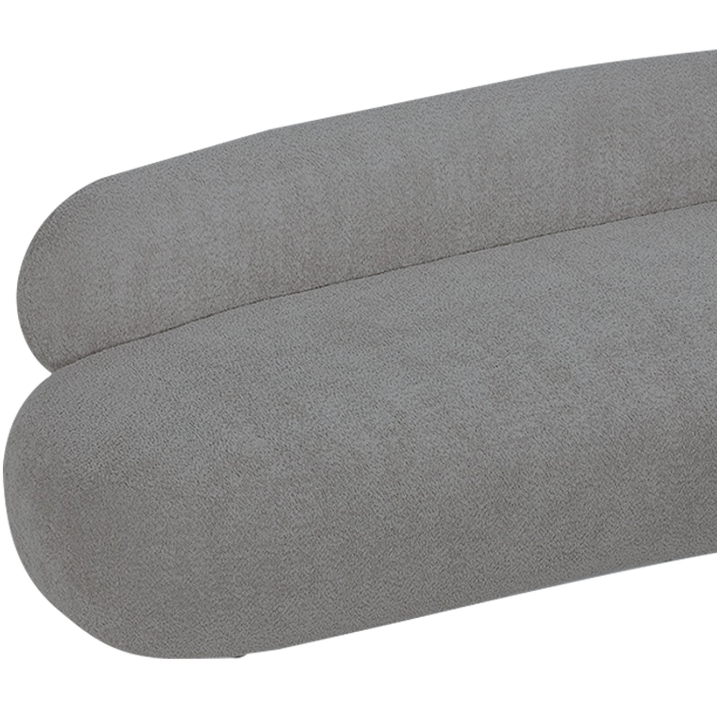 LuxeLounge Contemporary 3 Seater Sofa Dark Grey