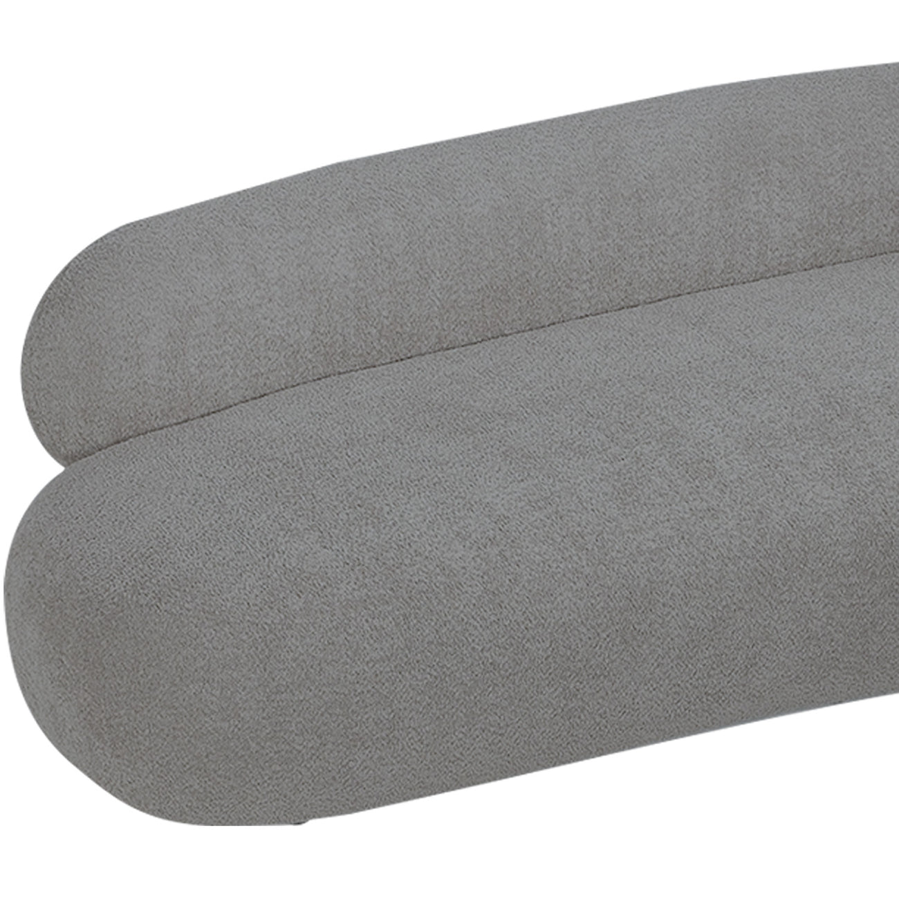 LuxeLounge Contemporary 3 Seater Sofa Dark Grey