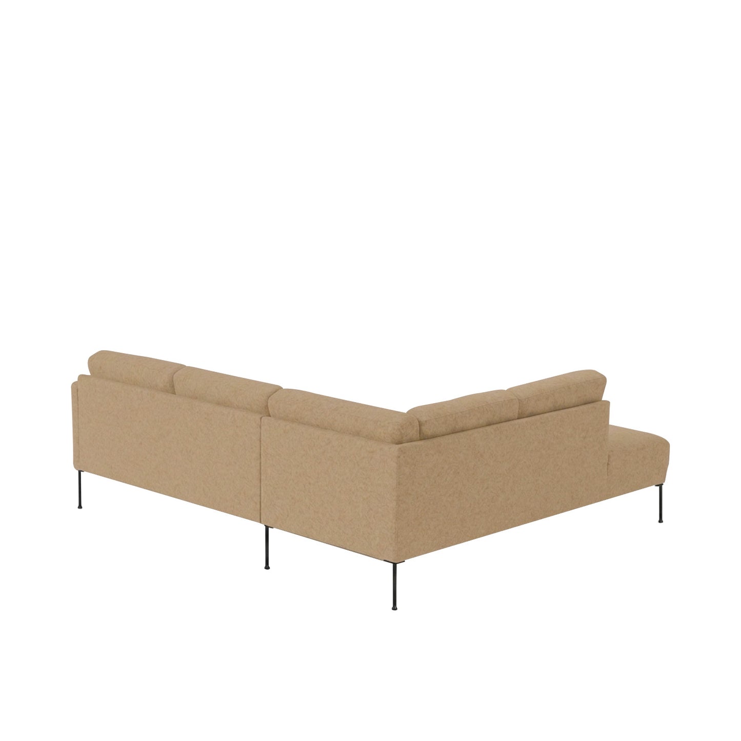 ModernElegance L Shaped 5 Seater Brown