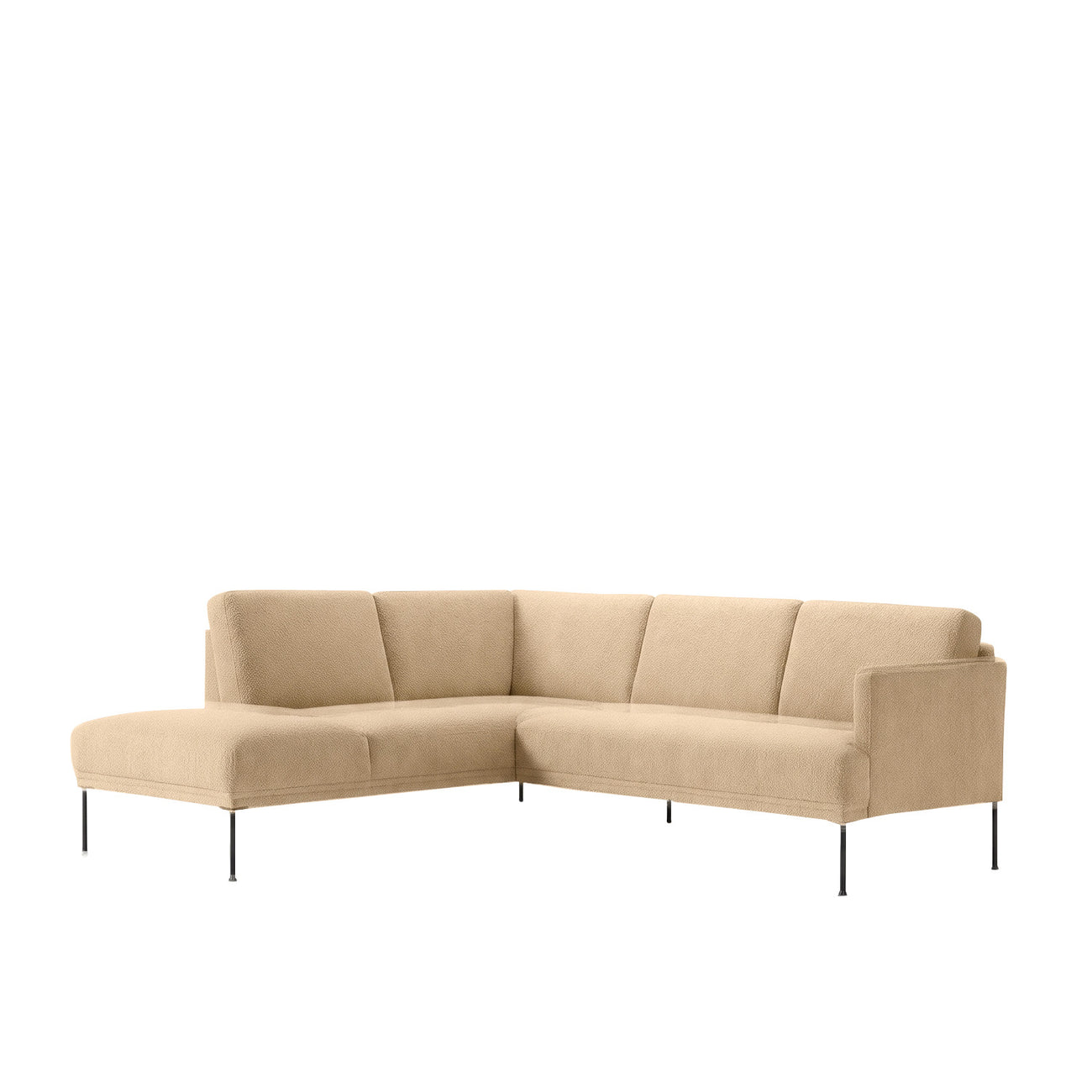 ModernElegance L Shaped 5 Seater Brown
