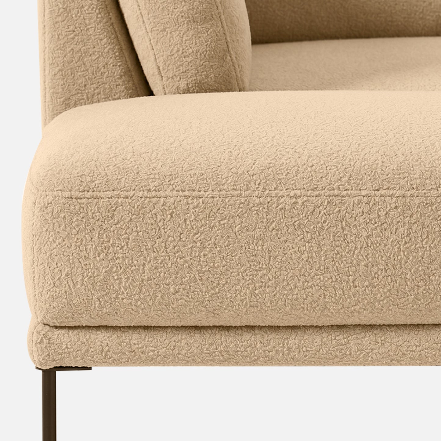 ModernElegance L Shaped 5 Seater Brown