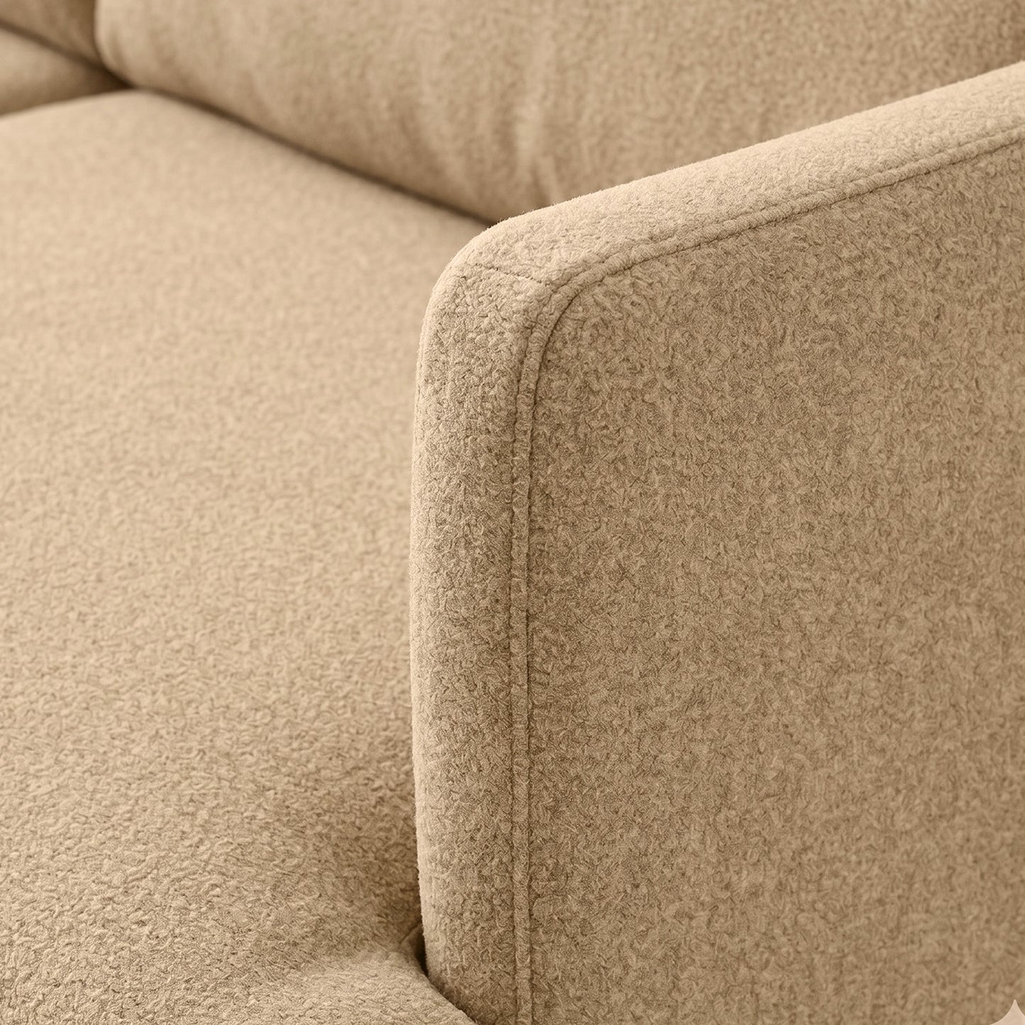 ModernElegance L Shaped 5 Seater Brown