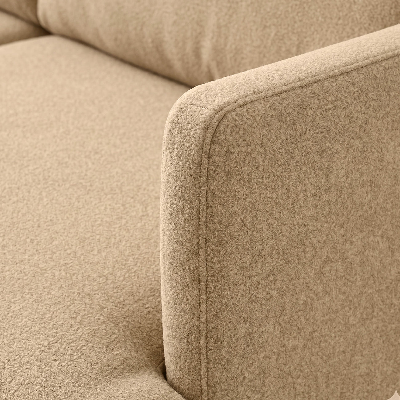 ModernElegance L Shaped 5 Seater Brown