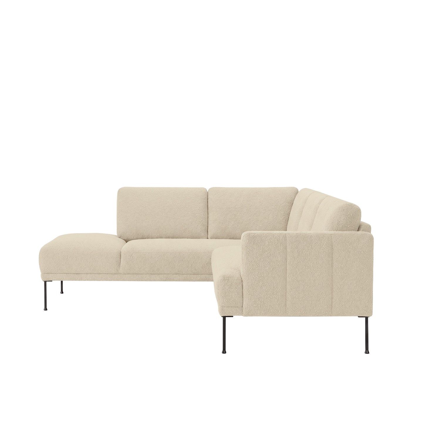 ModernElegance L Shaped 5 Seater Beige