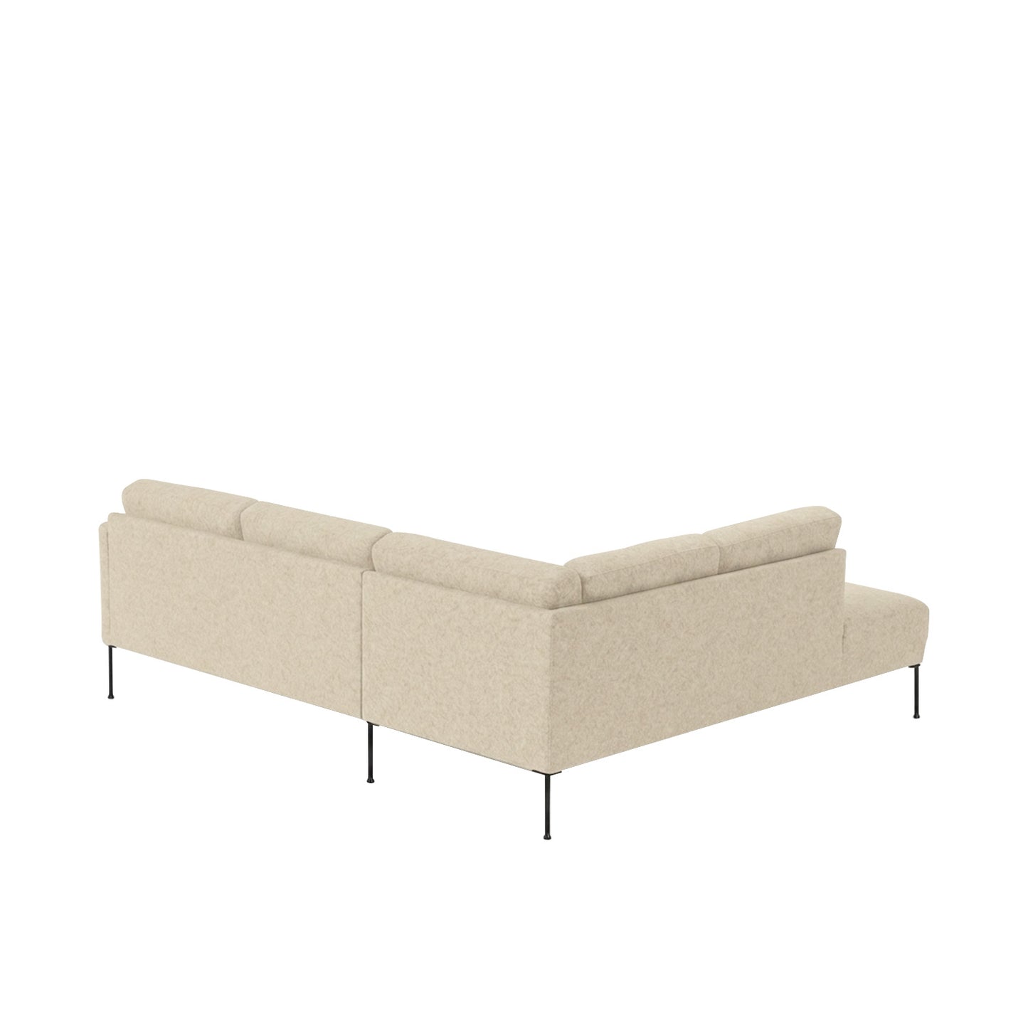 ModernElegance L Shaped 5 Seater Beige
