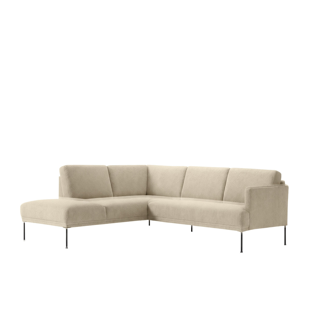 ModernElegance L Shaped 5 Seater Beige