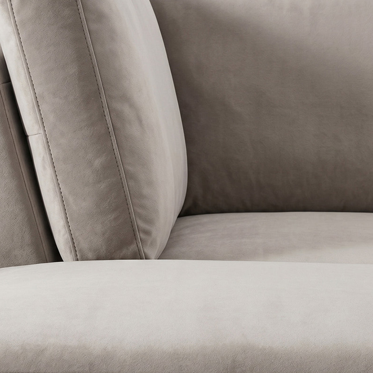 ModernElegance L Shaped 5 Seater Chic Velvet Grey