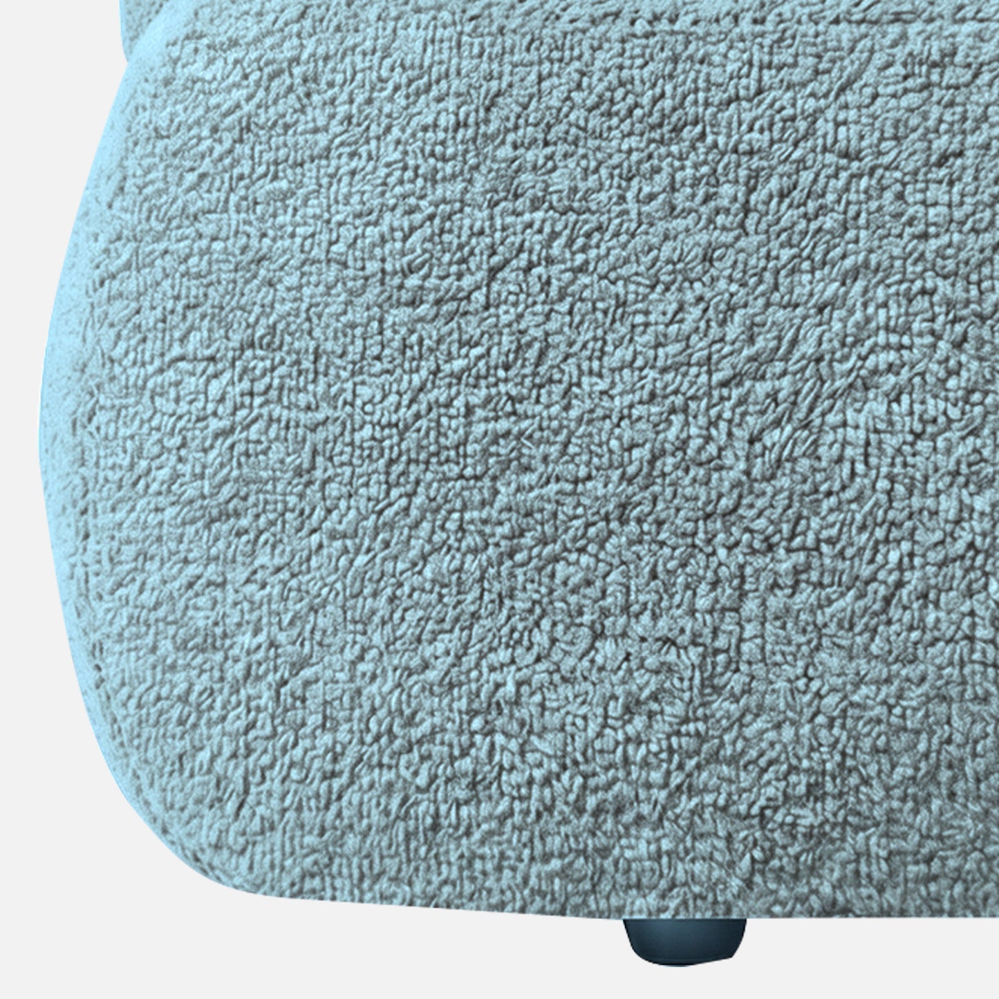 ZenLiving 3 Seater Sofa Boucle Blue