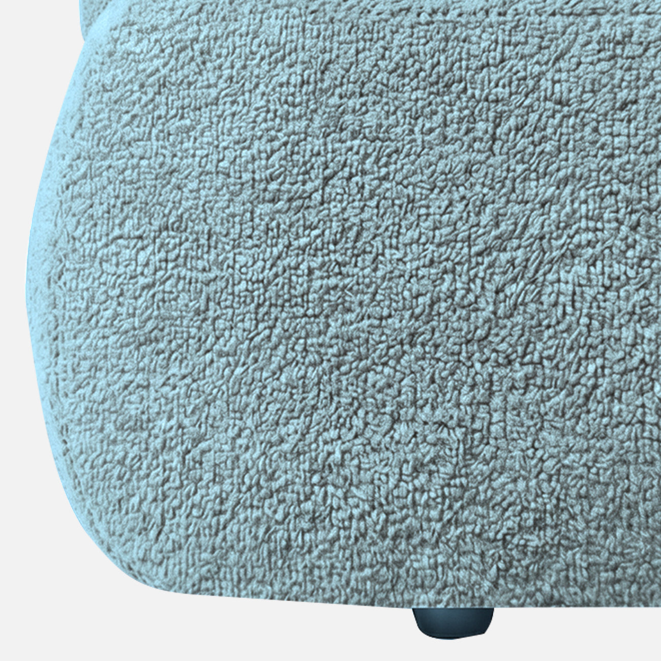 ZenLiving 3 Seater Sofa Boucle Blue