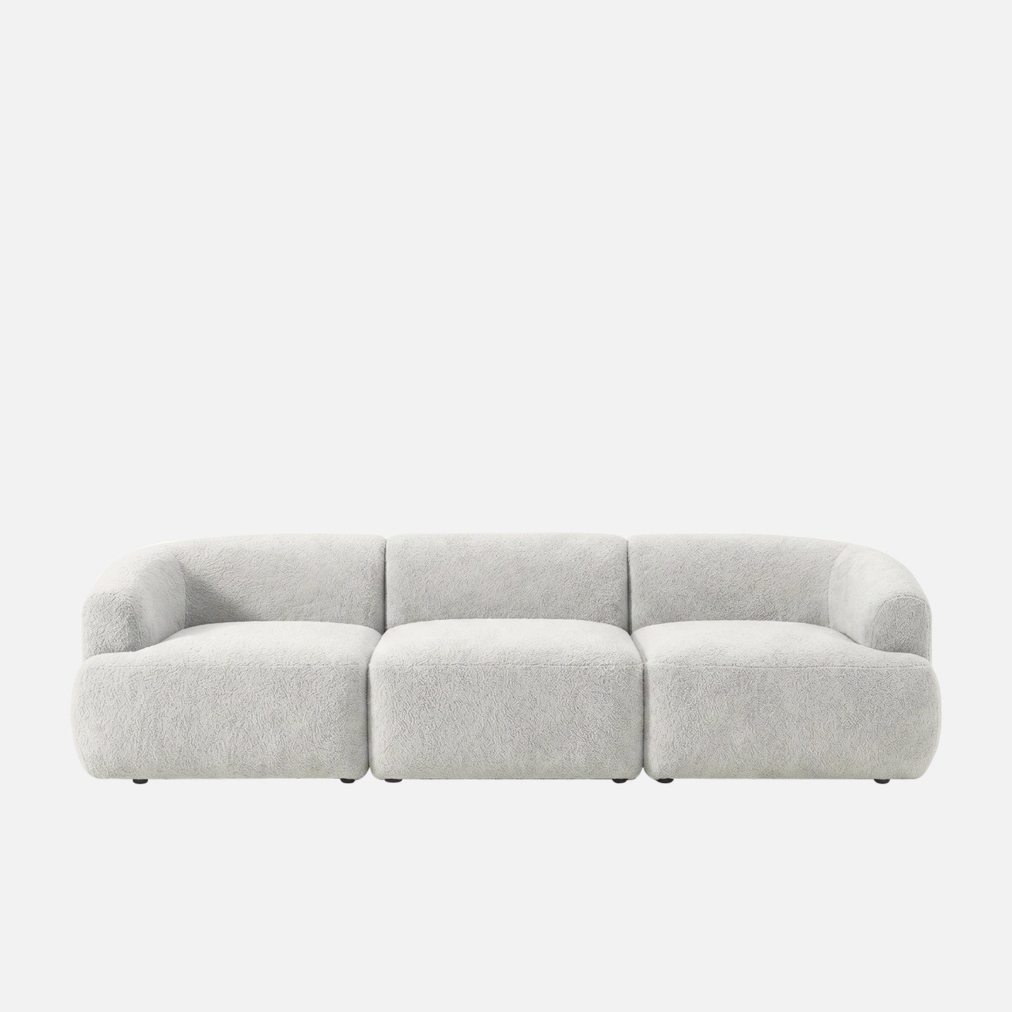 ZenLiving 3 Seater Sofa Beige