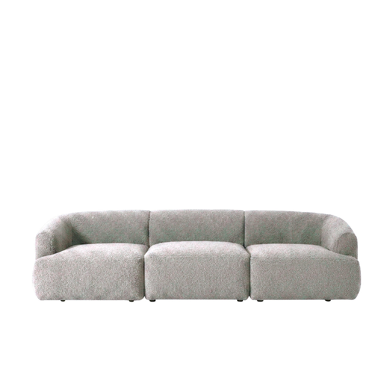 ZenLiving 3 Seater Sofa Chic Grey