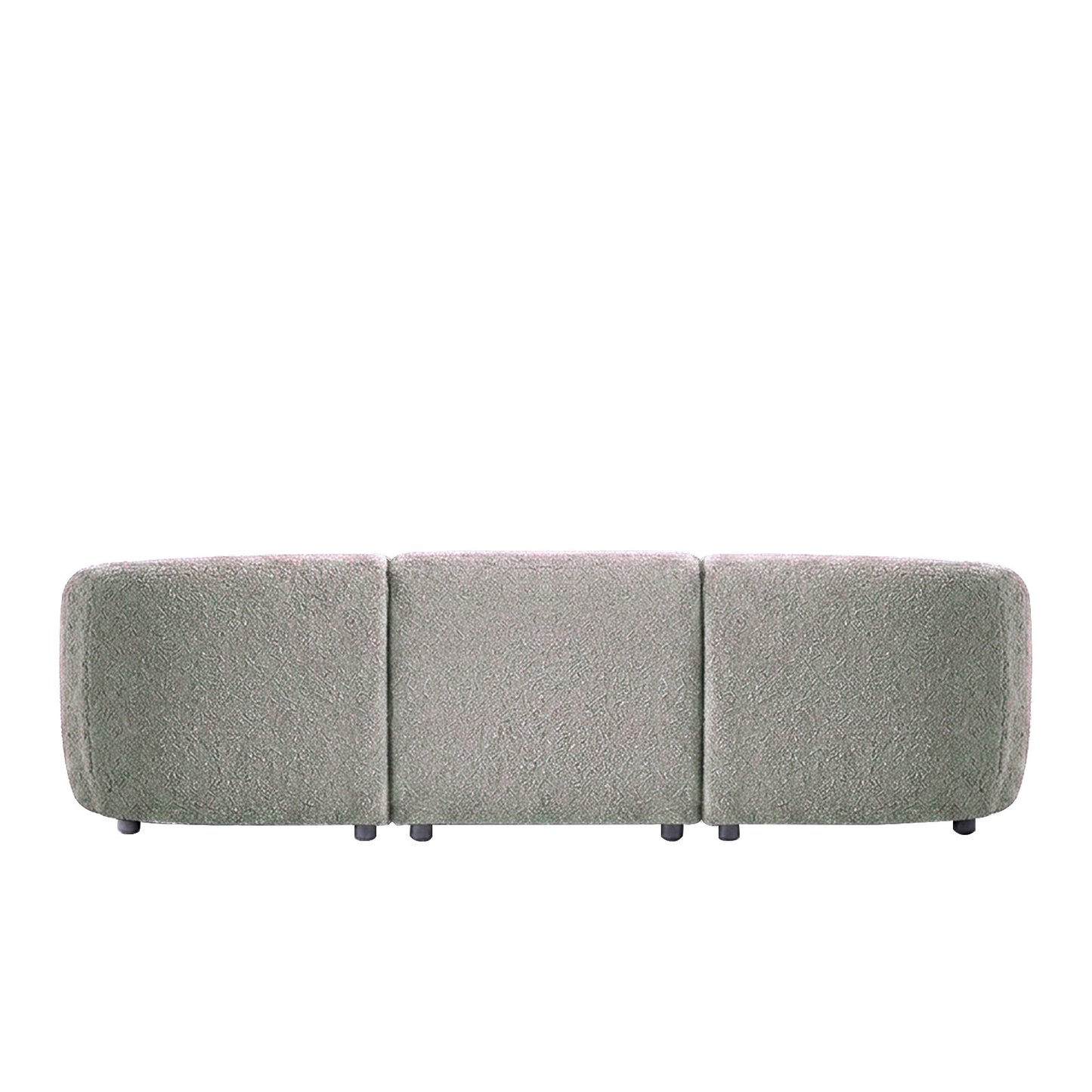 ZenLiving 3 Seater Sofa Chic Grey