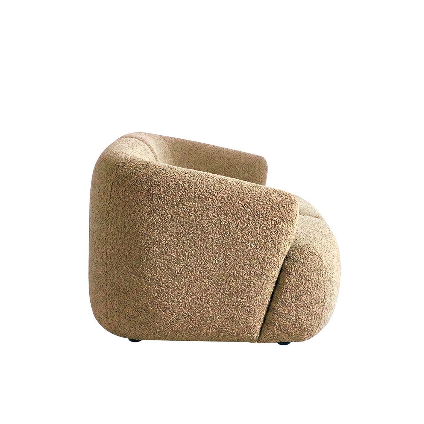 ZenLiving 3 Seater Sofa Boucle Tan