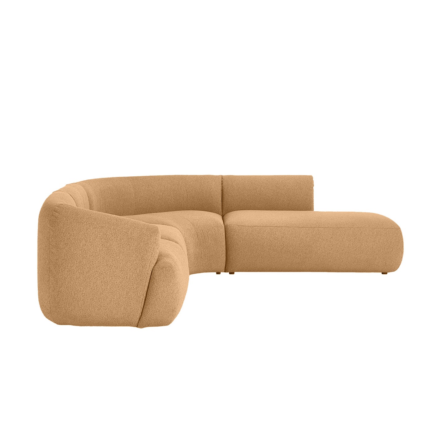ZenLiving 5 Seater Sofa Boucle Honey Beige