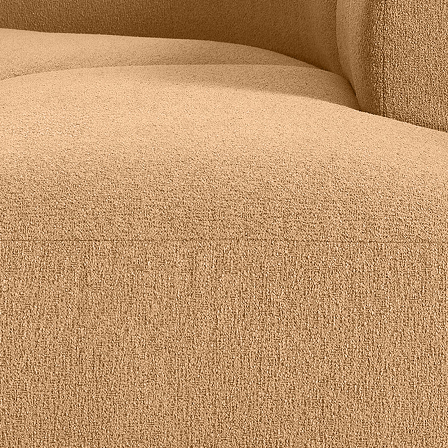 ZenLiving 5 Seater Sofa Boucle Honey Beige