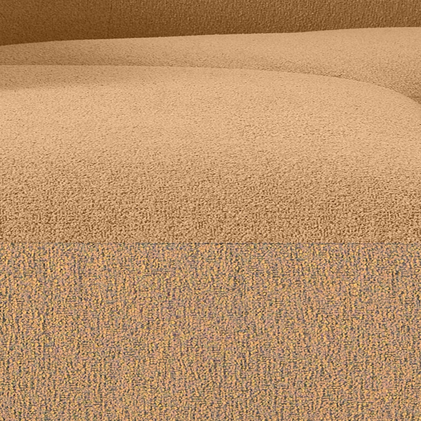 ZenLiving 5 Seater Sofa Boucle Honey Beige