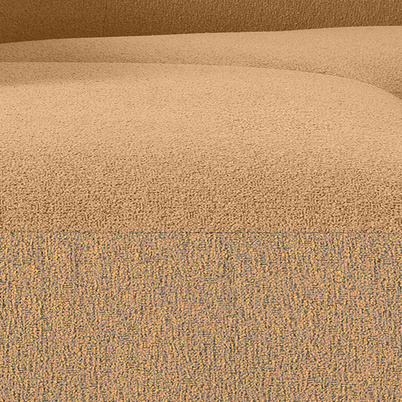 ZenLiving 5 Seater Sofa Boucle Honey Beige