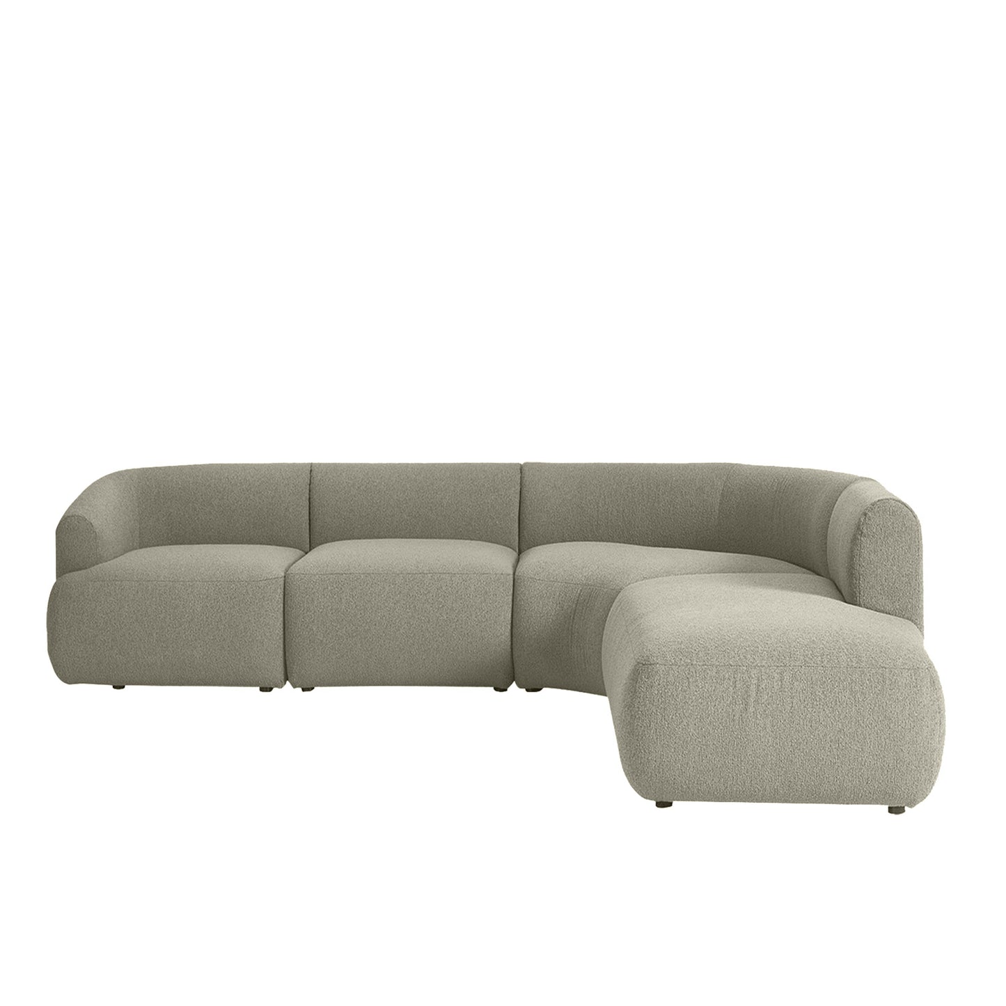 Zen Living 5 Seater Sofa Boucle Creme
