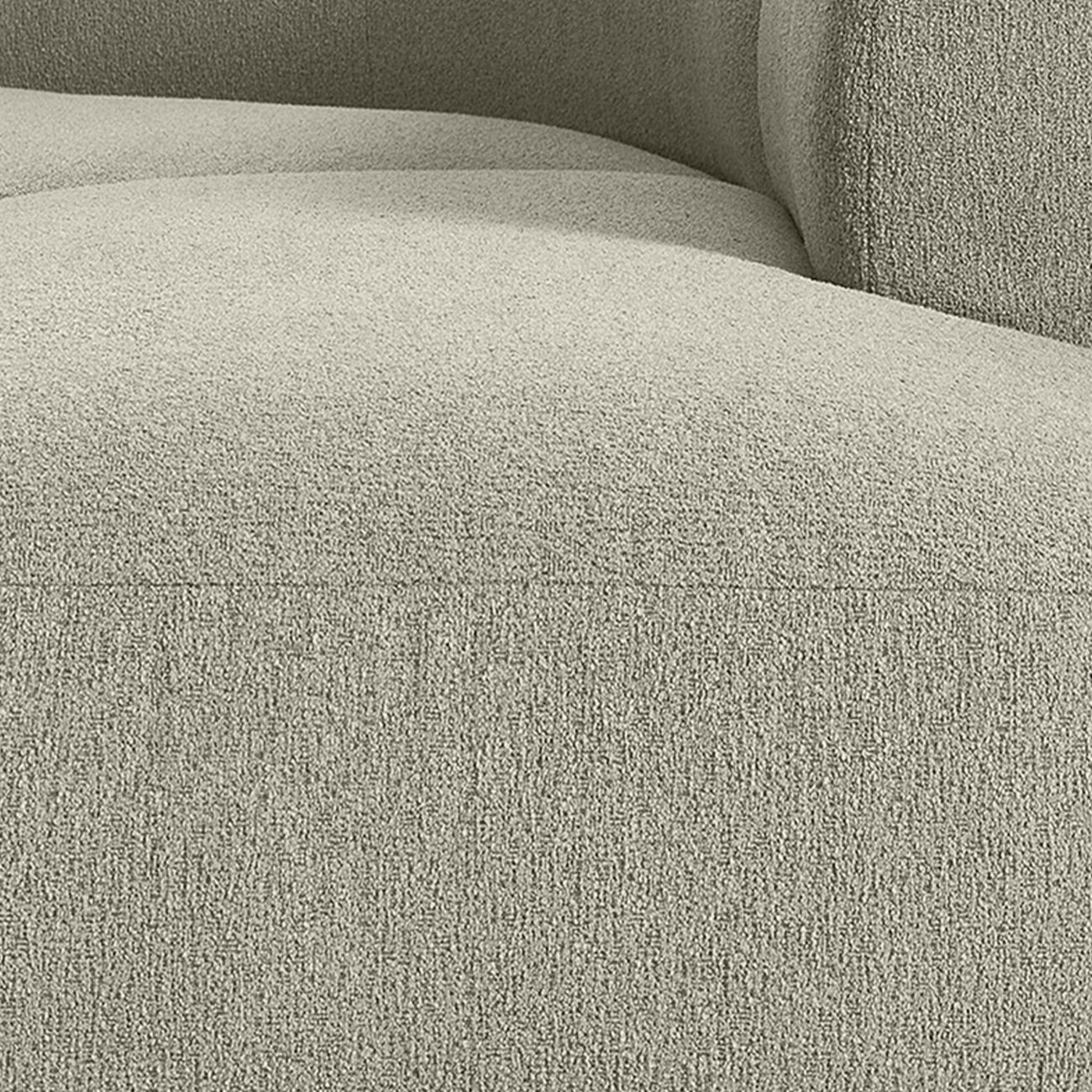 Zen Living 5 Seater Sofa Boucle Creme