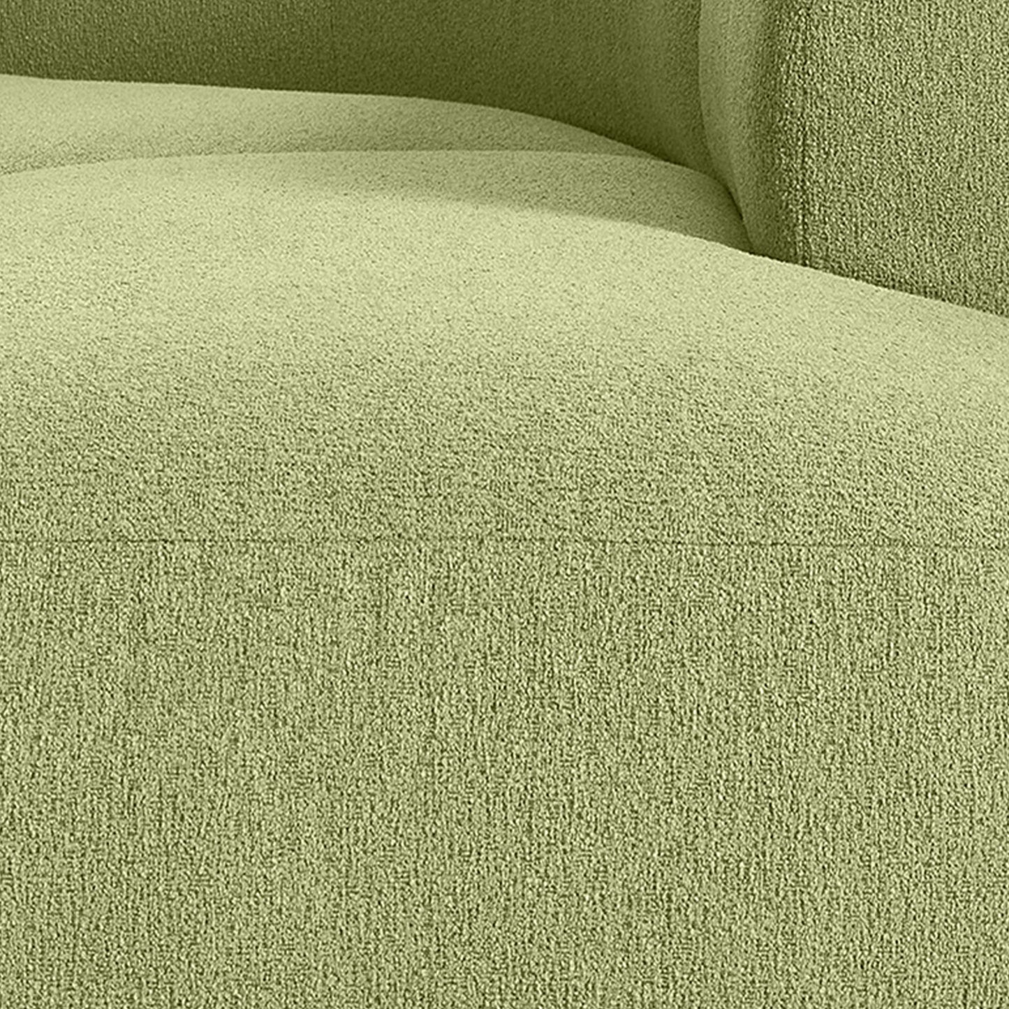 ZenLiving 5 Seater Sofa Boucle Green