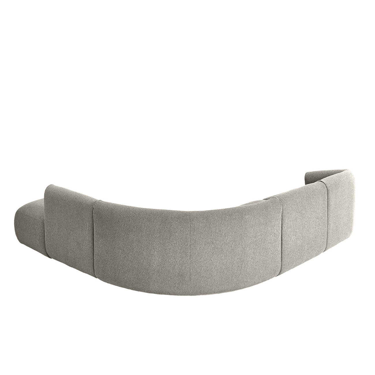 ZenLiving 5 Seater Sofa Boucle Grey