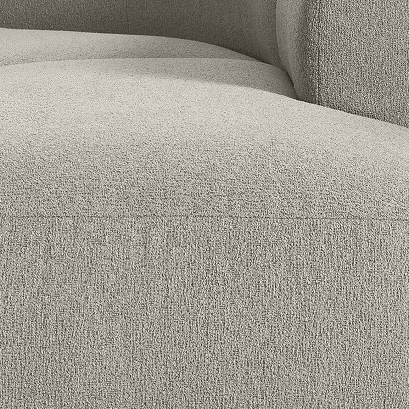 ZenLiving 5 Seater Sofa Boucle Grey