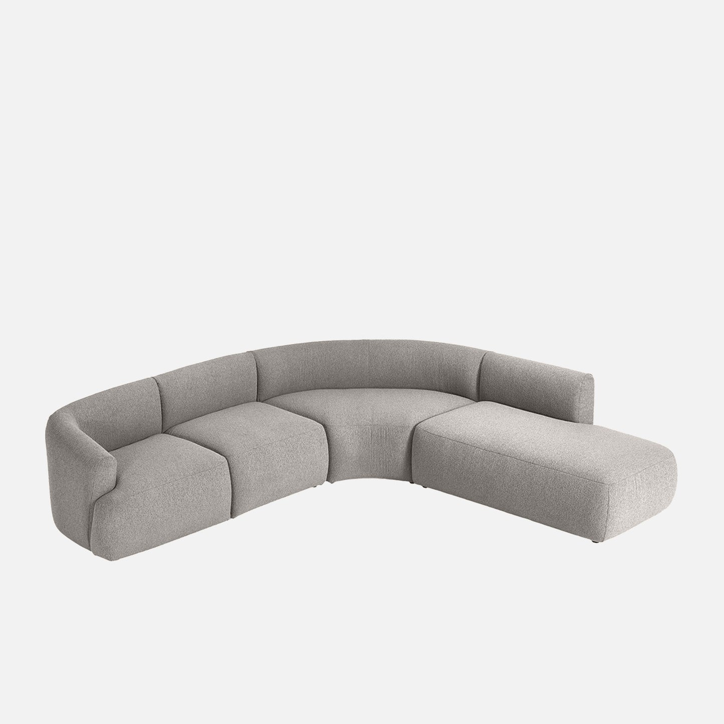 ZenLiving 5 Seater Sofa Chic Grey