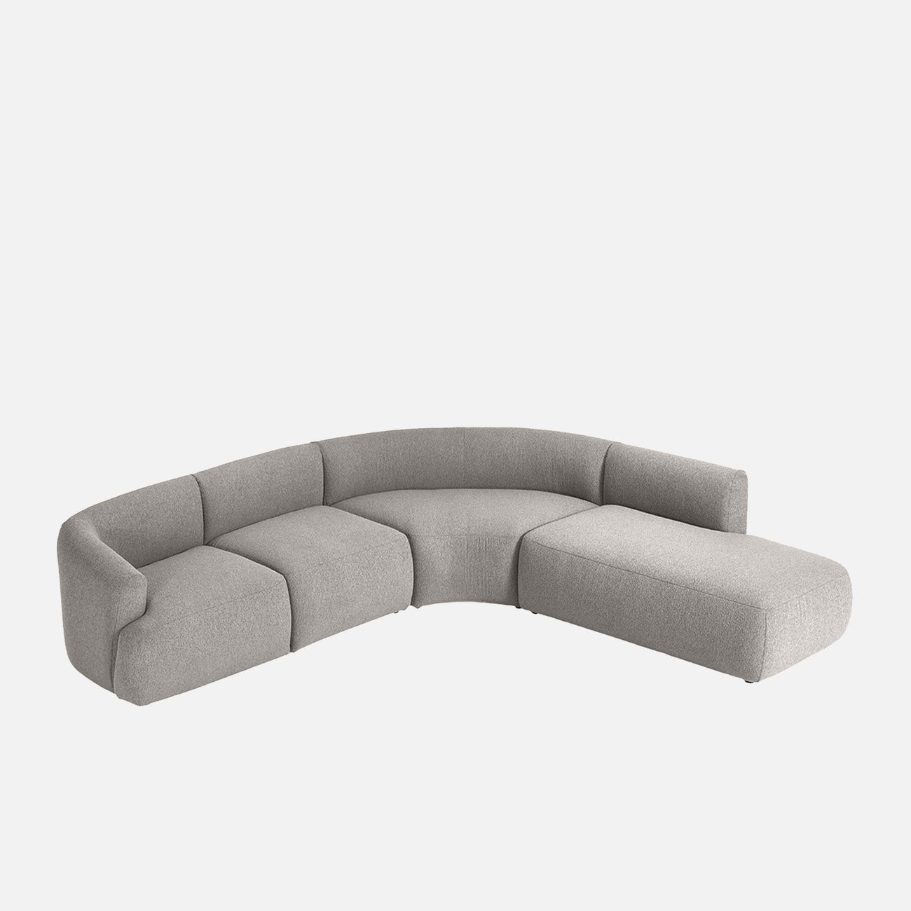 ZenLiving 5 Seater Sofa Chic Grey